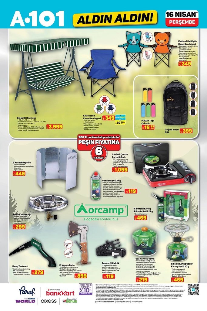 A101 aktüel katalog 16 Nisan