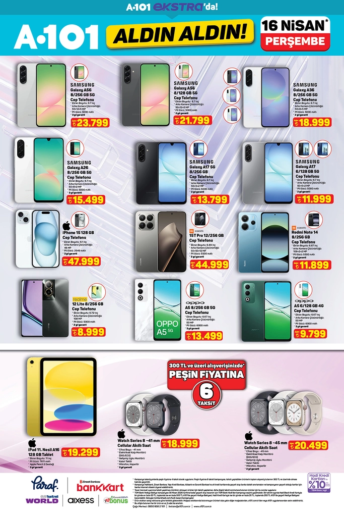 A101 aktüel katalog 16 Nisan
