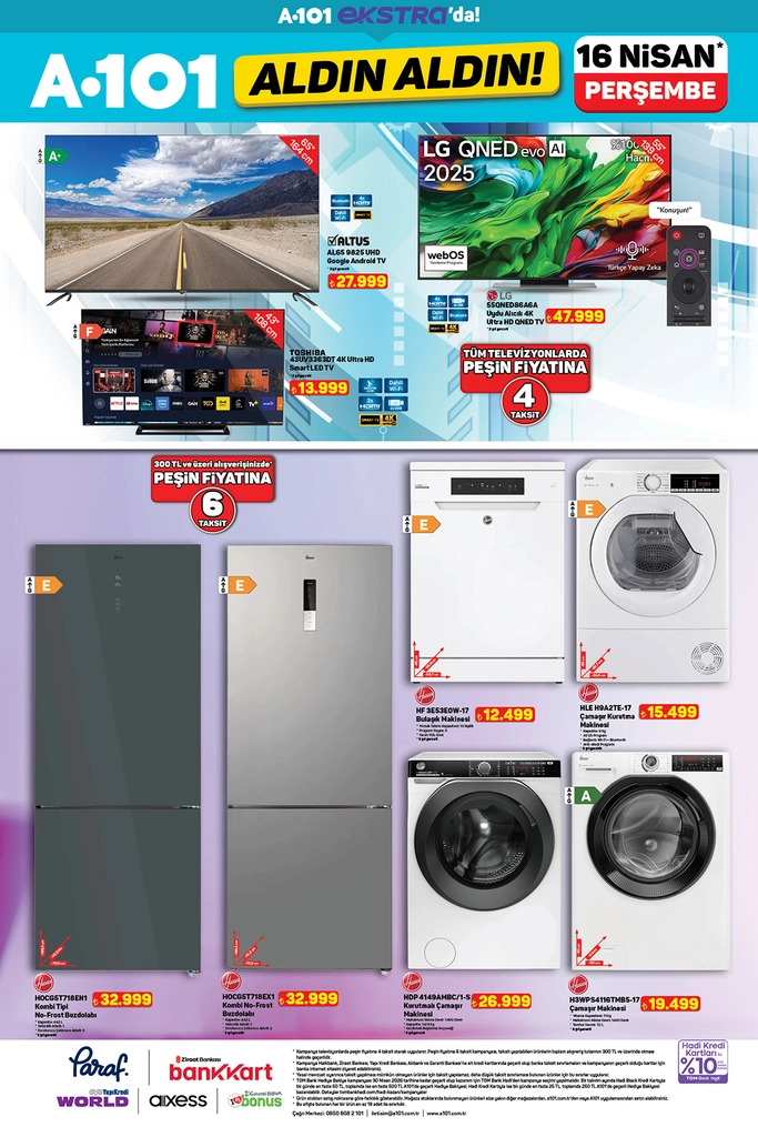 A101 aktüel katalog 16 Nisan