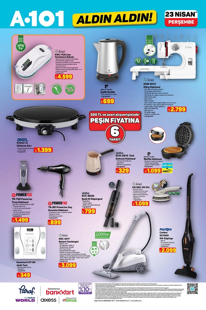 A101 aktüel katalog 23 Nisan