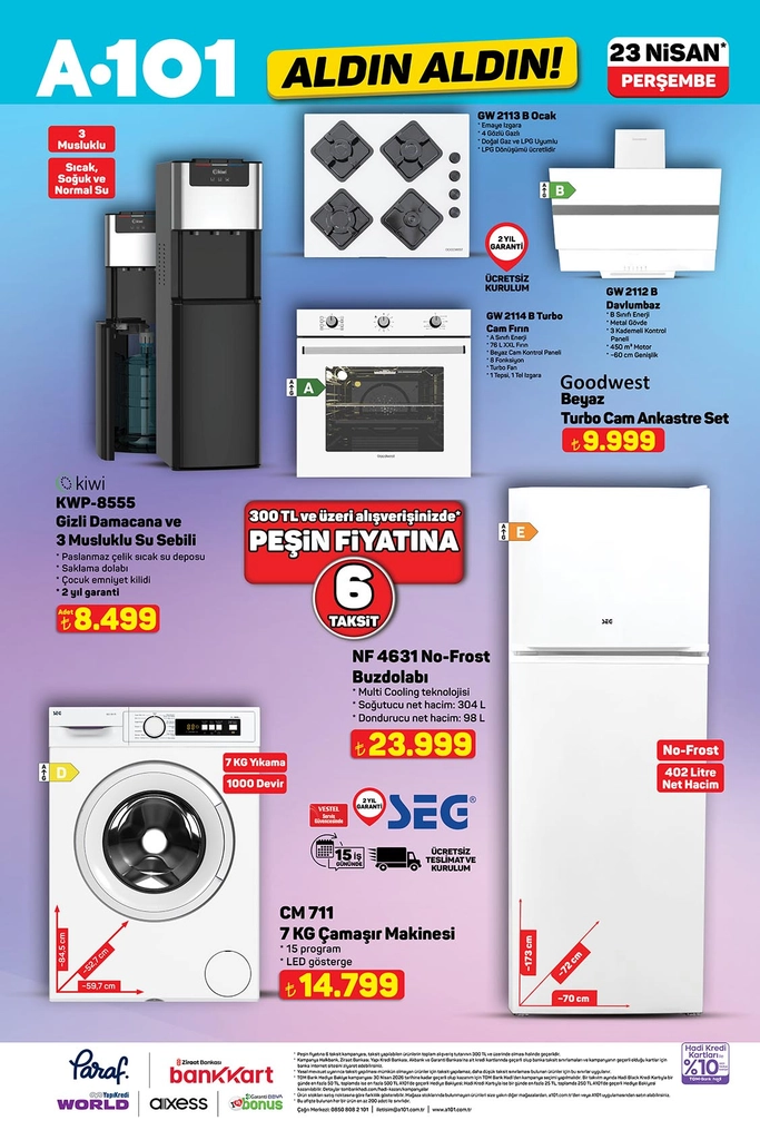 A101 aktüel katalog 23 Nisan