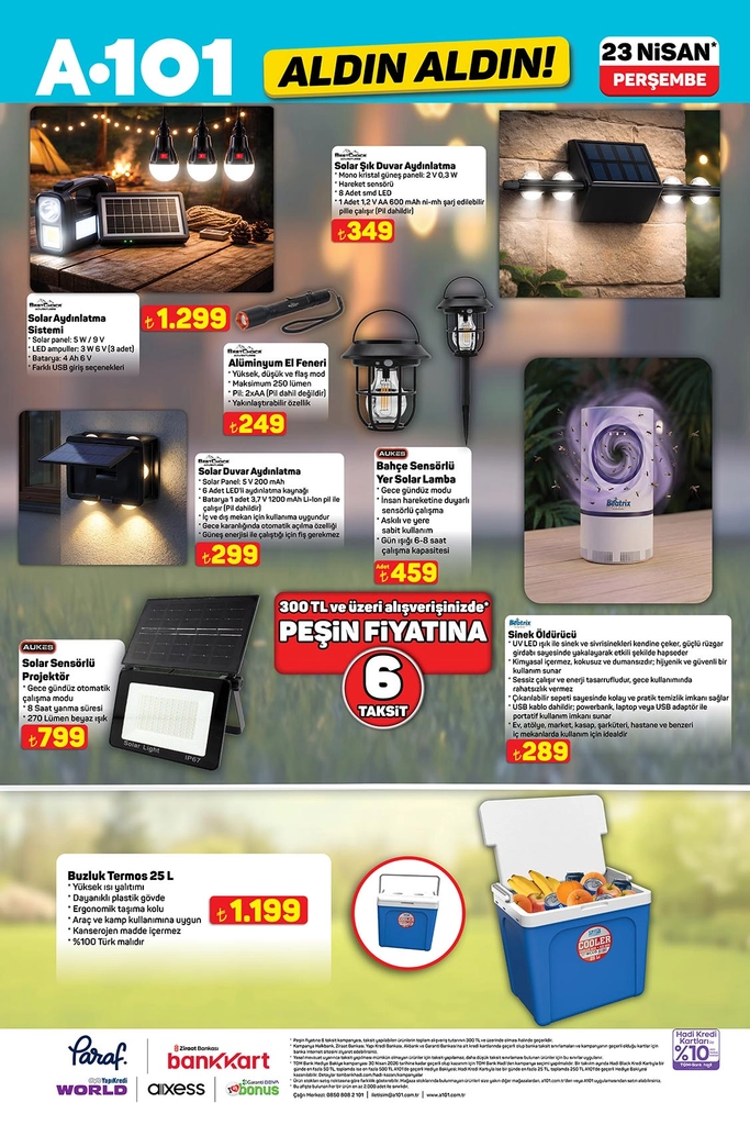 A101 aktüel katalog 23 Nisan