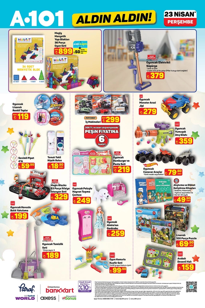 A101 aktüel katalog 23 Nisan