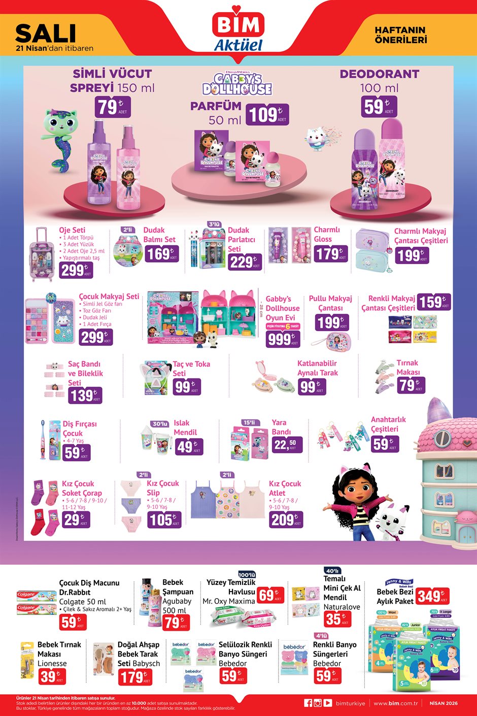 Bi̇m aktüel katalog 21 Nisan indirimleri