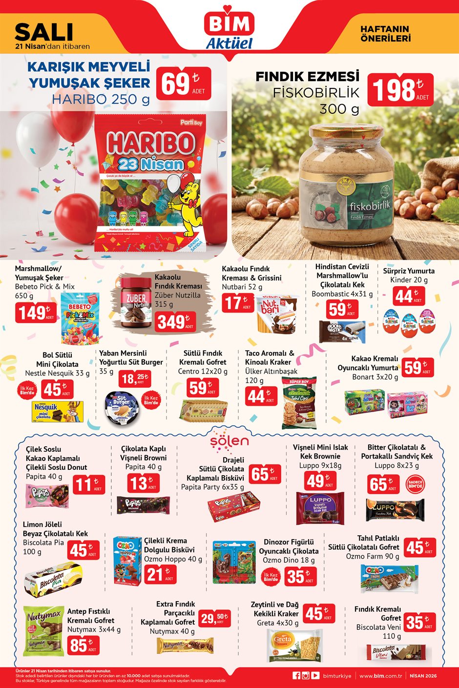 Bi̇m aktüel katalog 21 Nisan