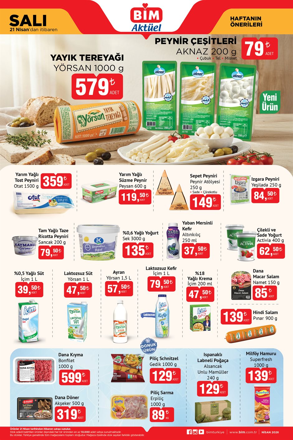 Bi̇m aktüel katalog 21 Nisan