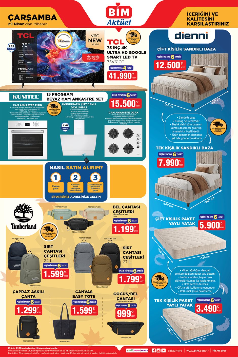 Bi̇m aktüel katalog 29 Nisan indirimleri