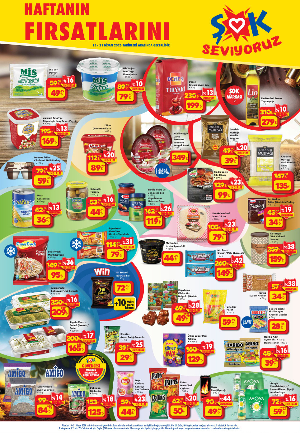 Şok aktüel katalog 15 Nisan indirimleri