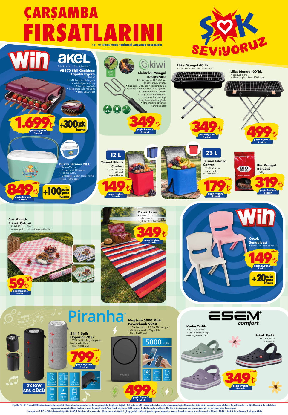 Şok aktüel katalog 15 Nisan