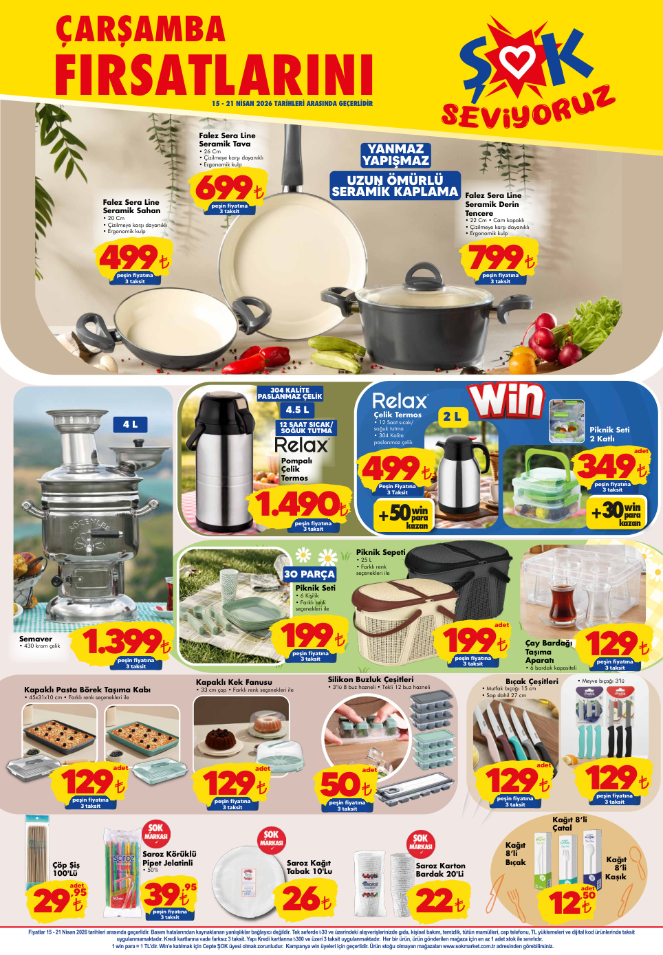 Şok aktüel katalog 15 Nisan