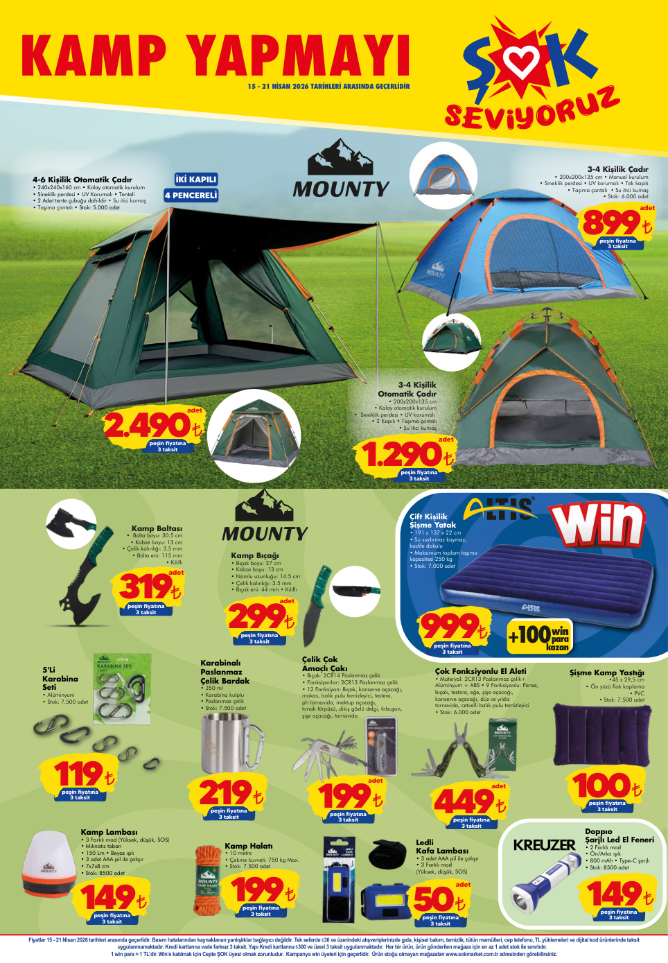 Şok aktüel katalog 15 Nisan