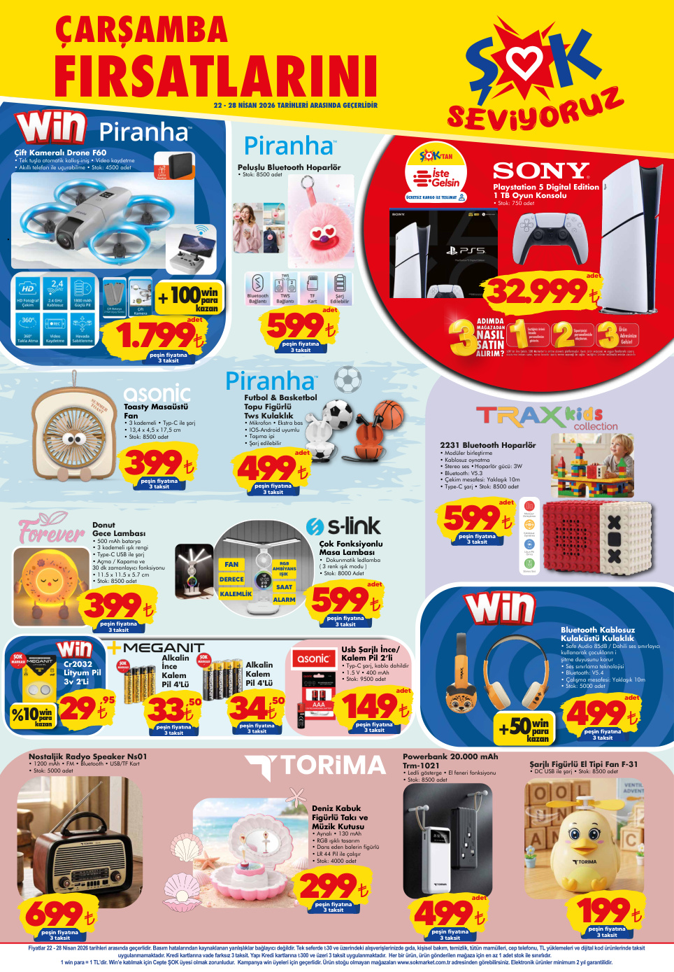 Şok aktüel katalog 22 Nisan