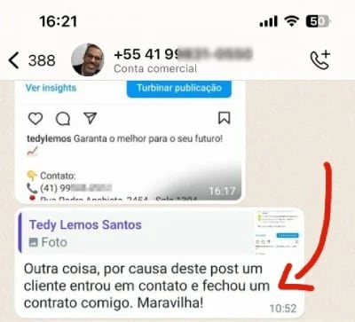 Depoimento de cliente da Publiko