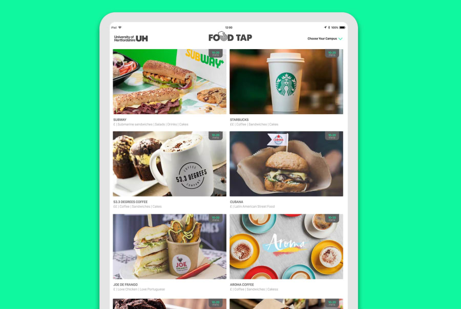 Food Tap | Food Delivery App Design & Development