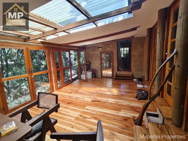 Semi-Furnished 2-Bedroom Wooden Cottage for Rent β Karen (KBC Area)