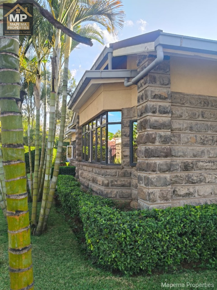 3-Bedroom House + 2 DSQs + SQ for Rent in Karen (Bogani Area) – Ksh 280,000/Month