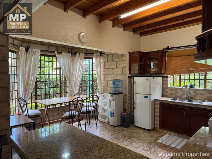 Charming Fully Furnished 2-Bedroom + Office Cottage for Rent in Karen – KES 250,000