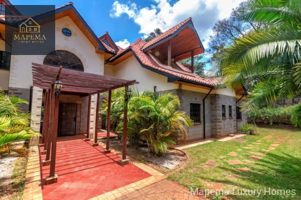 Elegant Manor-Inspired 6-Bedroom Home for Rent in Karen