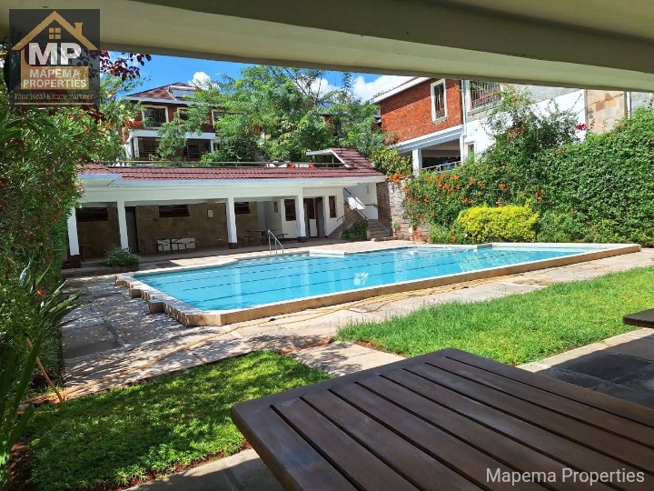 Spring Valley | Exclusive 5-Bedroom Townhouse + DSQ To Let Rent: KES 400,000 per month