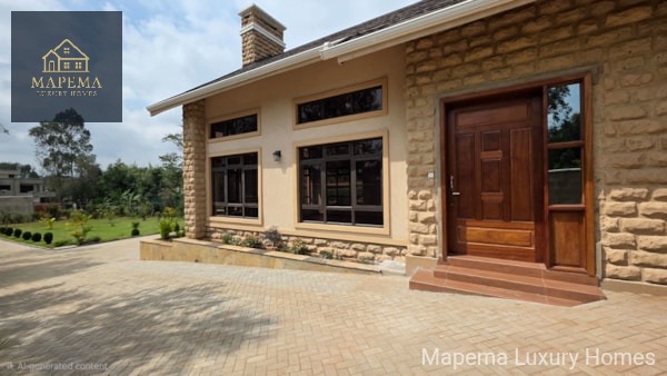 Elegant 4-Bedroom Manor-Inspired Home for Rent in Ndege Road, Karen