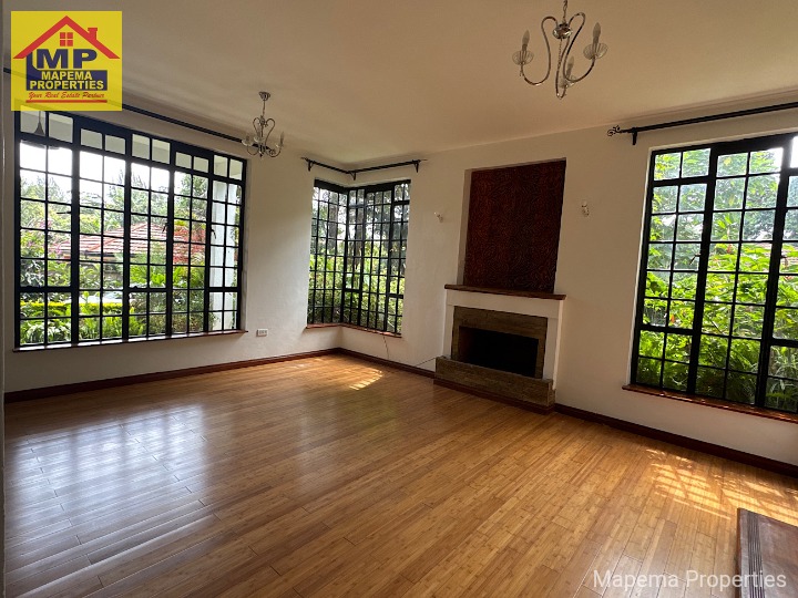 FOR RENT – 4 BEDROOM HOUSE WITH DSQ IN KAREN MIOTONI Rent: KSh 270,000 per month