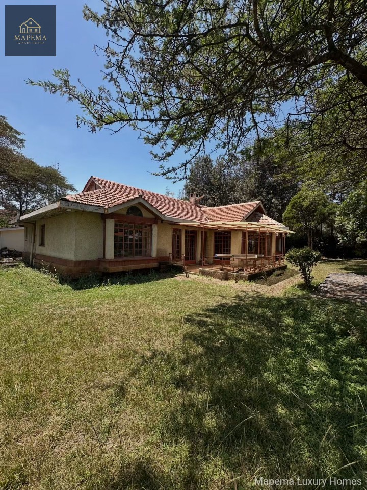 4 Bedroom Bungalow + DSQ for Rent in Karen Bomas – Ideal for a Silent Office