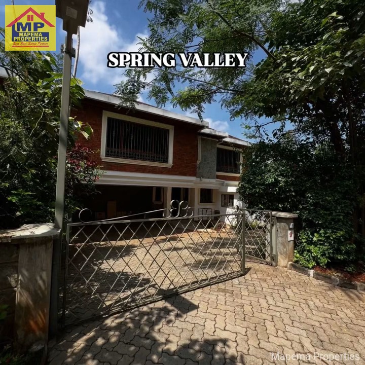 House for rent at Westlands spring valley