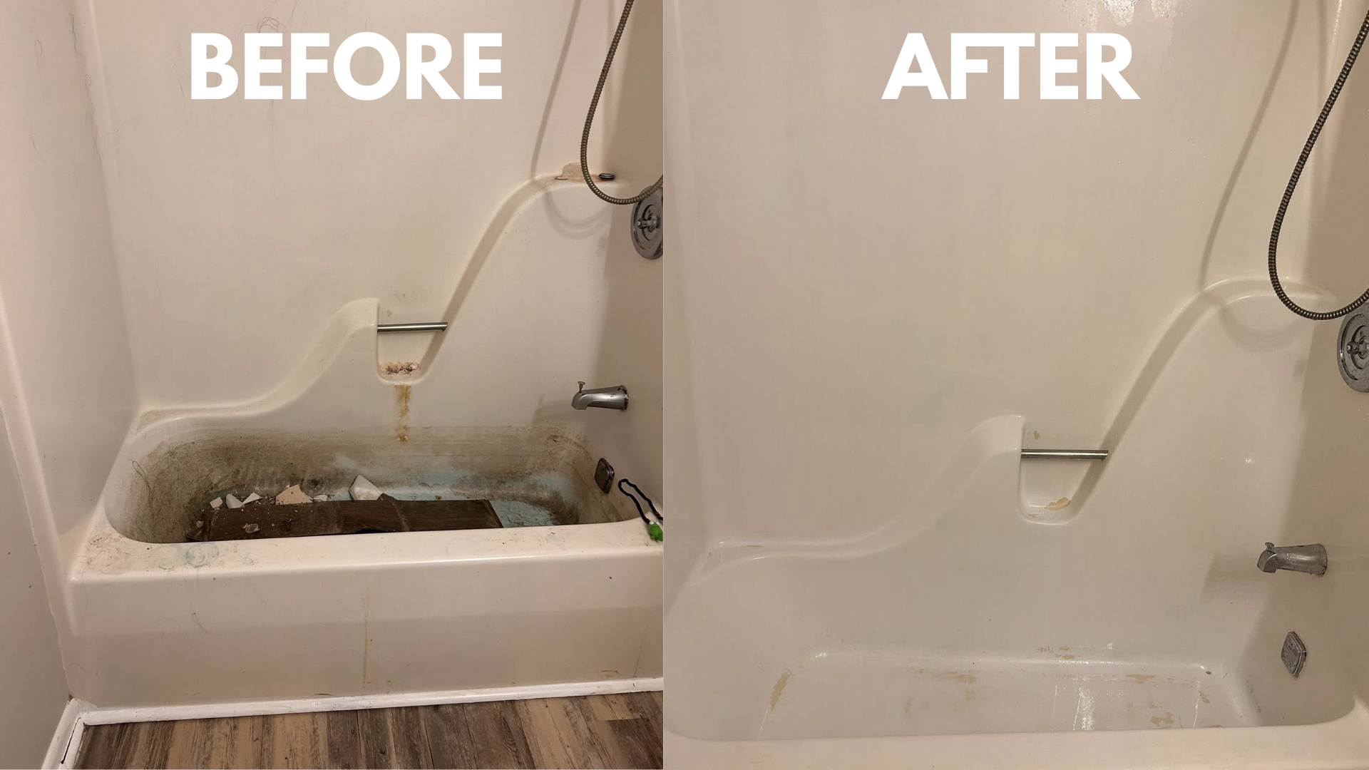 Before & After - Shower