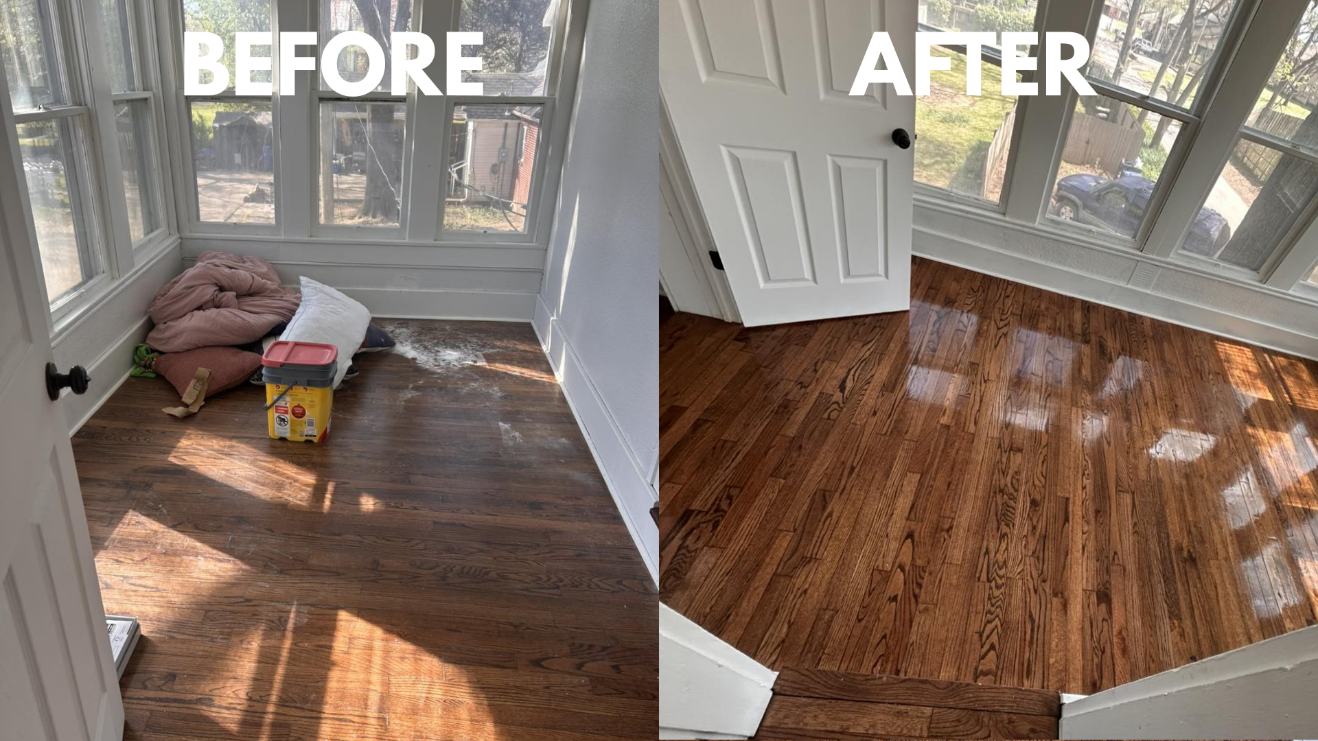 Before & After - Sunroom