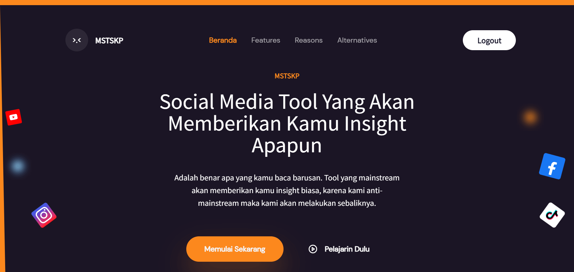 MSTSKP Landing Page