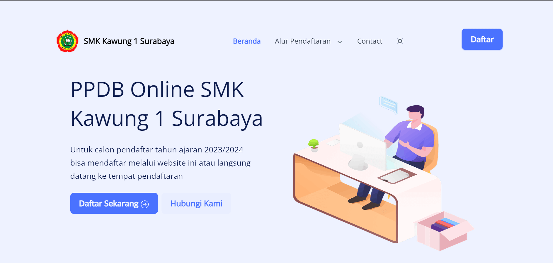 Website PPDB Kawung 1