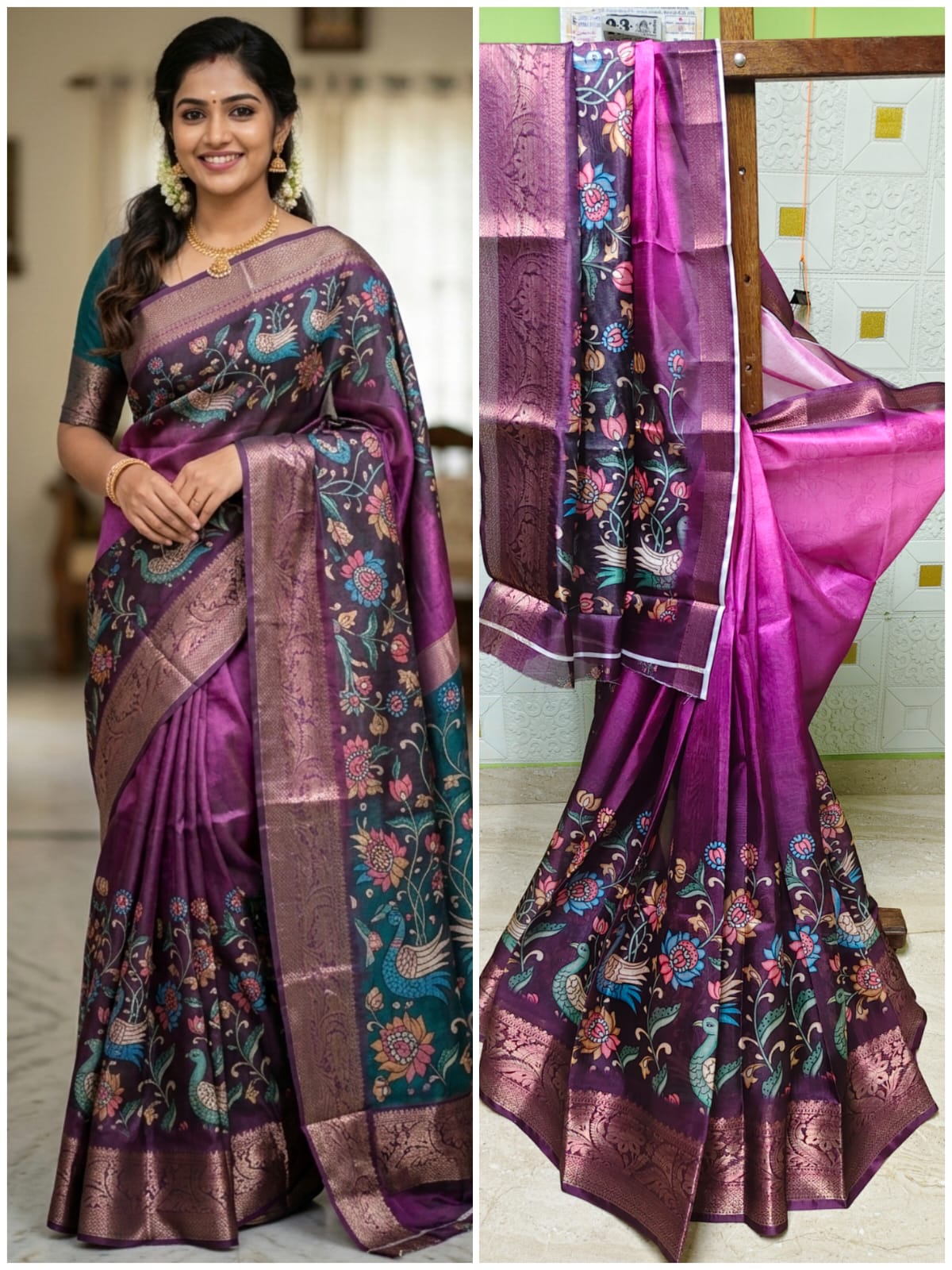 Dola Fancy Self border saree