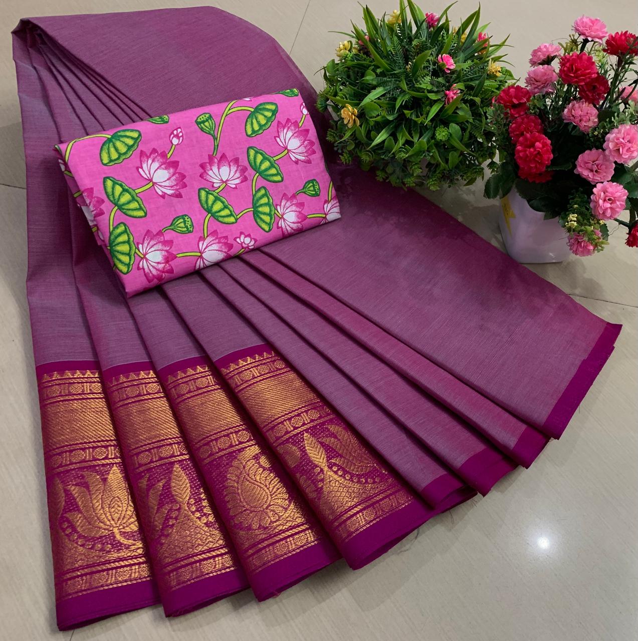 Chettinad pure cotton saree