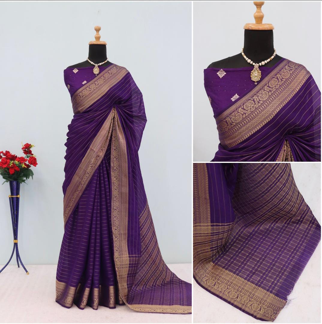 Pure Georgette saree