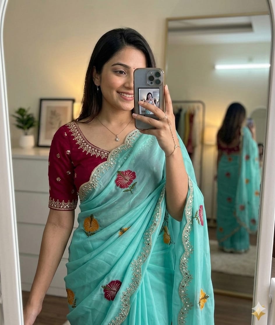 Party wear sarees 