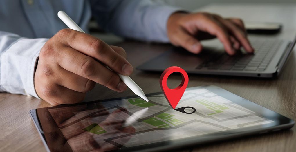 A person is utilizing Google Maps to easily locate a business.