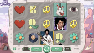 Il logo della slot Jimi Hendrix