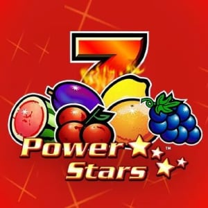 Il logo della slot Power Stars