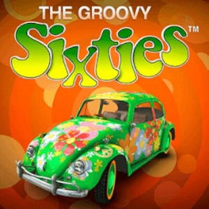 Il logo della slot The Groovy Sixties