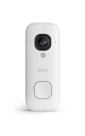 Blink Videotimbre cableado 2K+ (última generación) - Blanco | Resolución 2K, audio mejorado y resistente a la intemperie IP65 | Incluye prueba gratuita de 30 días