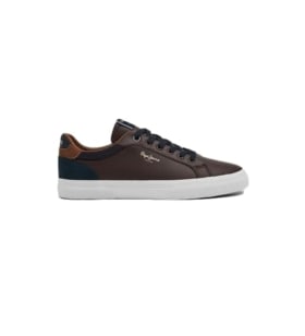 Pepe Jeans Zapatillas De Piel Kenton Court Marrón - Hombre