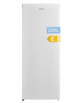 Comfee' RCD235WH2EU(E) - Refrigerador de 1 Puerta 230L, Blanco, 142 cm - Ideal para Cocinas Pequeñas