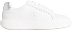 Calvin Klein Suela Gruesa con Cordones LTH Met Yw0yw01948 - Zapatillas Mujer Blanco Brillante/Plateado 35 EU