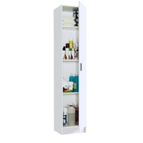 Armario Multiusos Blanco 37x182x37 cm - Habitdesign