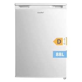 COMFEE' RCU83WH3EU(E): Congelador Vertical de 88 Litros, 3 Cajones y Termostato Ajustable en Blanco