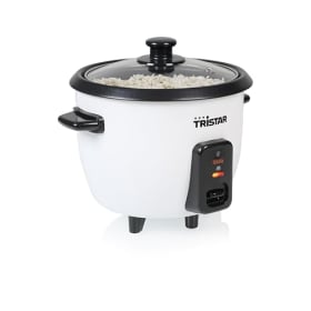 Tristar Olla Arrocera 0,6 L - RK-6142 | Cocina Arroz Fácil con Antiadherente y 300W