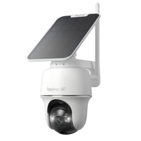 Reolink 4K 360° PT Camara Vigilancia WiFi Exterior Solar - 8MP con Auto-Seguimiento, Wi-Fi 6, Detección Inteligente y Visión Nocturna en Color (Argus PT Ultra + Panel Solar 3W)
