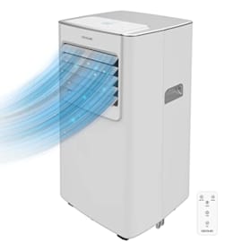 Cecotec Aire Acondicionado Portátil ForceClima 7100 - 7000 BTU, Bajo Consumo, Mando a Distancia, Pantalla LED, 4 Modos y 2 Velocidades para 15-20m²