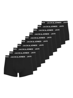 JACK & JONES Calzoncillos tipo bóxer para hombre (paquete de 10) - Comodidad y estilo en cada uso