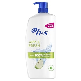 H&S Apple Fresh Champú Anticaspa 1000ml con Dispensador - Protección Hasta 100% - Aroma Fresco a Manzana - Clínicamente Probado